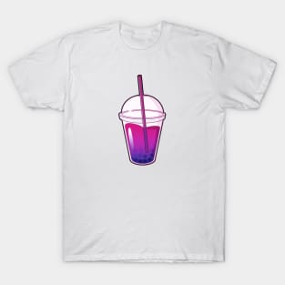 Bisexual Flag Bubble Tea T-Shirt